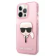 Karl Lagerfeld iPhone 13 Pro Max Case Glitter Karl\'s Head, Pink