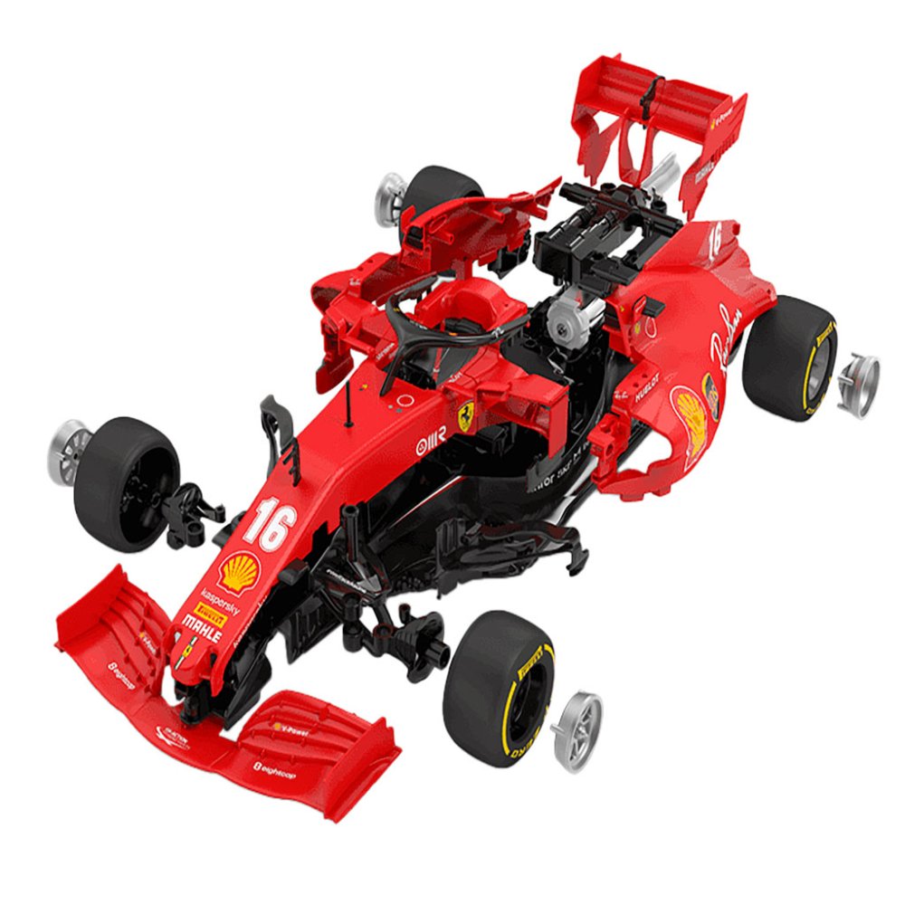 RC Assembly Building Car Model Kit with Remote, Ferrari SF1000 (1:16), 65 pcs. (3)