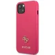 Apple iPhone 13 Mini 5,4\" Guess Saffiano 4G Small Metal Logo Case Cover, Pink