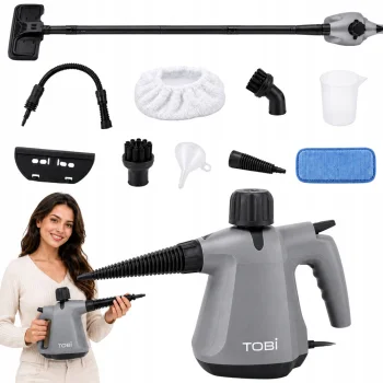 Steam Mop and Handheld Steam Cleaner 1500 W, 3 bar with Accessories