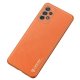 Samsung Galaxy A72 (SM-A725F/DS) Dux Ducis Yolo Elegant Case Cover Soft TPU and PU Leather, Orange