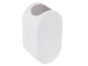Automatic Toothpaste Dispenser Squeezer Toothbrush Holder, White