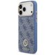 Guess 4G Strass Logo MagSafe vāciņš iPhone 17 Pro Max - zils | Phone Case Cover Blue