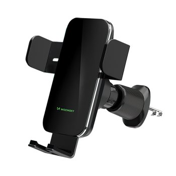 Wozinsky WEDZ-3Y8S clamp car holder with 15W inductive charger phone on the air vent - black