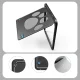 Magnetic Pet Door for Small and Medium Dogs and Cats, Black