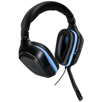 Logitech G432 Wired Gaming Headset Black/Blue