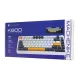 Machenike K600-B82W Wireless Mechanical Gaming Keyboard GR Silver Switch - Black