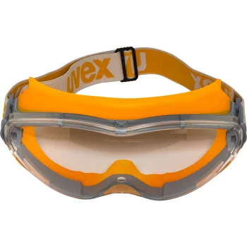 uvex ultrasonic Safety Goggles, Grey/Orange