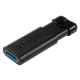 Verbatim Store n Go Pinstripe USB Flash Drive, 32GB, Black