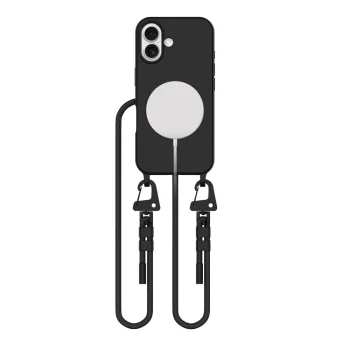 Tech-Protect iPhone 16 Case MagNecklace MagSafe, Black