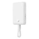 Baseus Magnetic Mini MagSafe 10000mAh 20W powerbank with built-in Lightning cable - white + Baseus Simple Series USB-C...