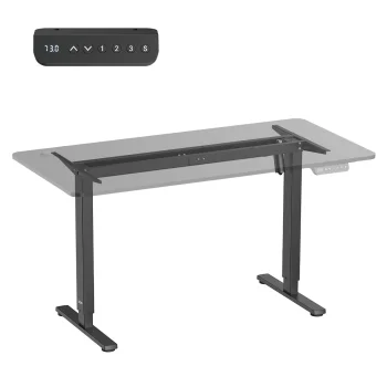 Ergo Office ER-400 Electric Height Adjustable Desk Frame, Black