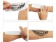 Halloween Temporary Tattoo, Realistic Teeth, 12x5 cm