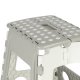 Folding Anti-slip Step Stool for Kitchen or Bathroom, 39cm, Light gray