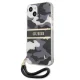 Guess Camo Strap Collection Case for iPhone 13 mini, Black