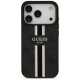 Guess 4G Printed Stripes MagSafe Phone Case Cover iPhone 17 Pro - black