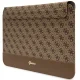 Guess 4G Stripe Metal Logo Laptop Sleeve 14\", Brown