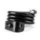 Wozinsky WPB-01R Portable Bike Lock with Anti-Theft Cable and 2 Keys Electric Bikes and Motorcycles - Black