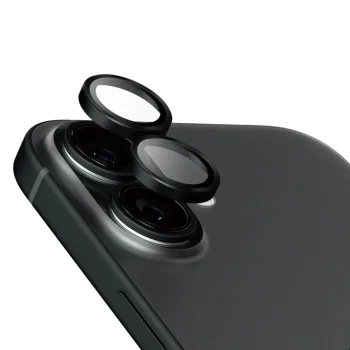Panzerglass Hoops Ceramic Camera Protector for iPhone 16 / 16 Plus, Black