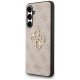 Guess PU Leather 4G Metal Logo Case for Samsung Galaxy S25 FE Pink