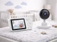 Video Baby Monitor with 2.8\" LCD Screen, Camera and Night Vision, White