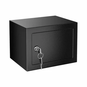 Compact Steel Key Safe, Black