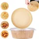 Air Fryer Disposable Paper Liners 20cm, 50 pcs, Brown