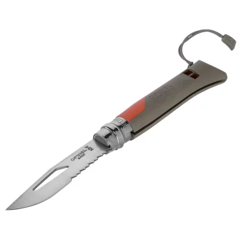 Opinel No. 08 Outdoor Pocket Knife Red