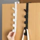 Over-the-Door Hanger Without Drilling, 5 Hooks, Black