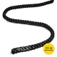 4FIZJO Power Battle Rope Training Rope 15 m, Black