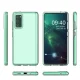 Spring Case Clear TPU Case for Samsung Galaxy A02s EU with Black Frame