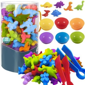Educational Dinosaur Counting and Sorting Toy Set 22496