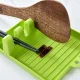 Silicone Tray for Hot Spoons and Lids, Green