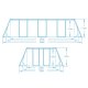 Bestway 56456N Frame Pool 412x201x122 cm, 17-in-1 Set