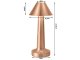Bedroom Night Light Wireless Table Lamp, Copper color