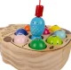 Kruzzel 00021856 Wooden Magnetic Fishing Game