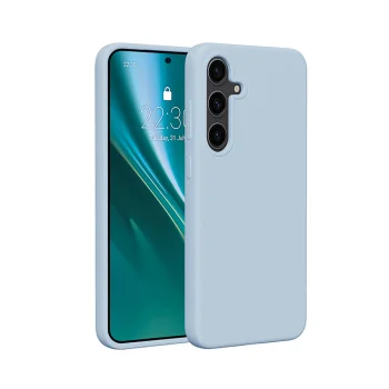 Etteri Silicone Case for Samsung Galaxy S25 Plus, Light Blue