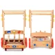 Bakalu Wooden Interactive Baby Walker Jumping Animals KZ1115
