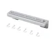 Wall-Mounted Knife and Kitchen Utensil Holder with 6 Hooks