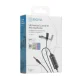 BOYA BY-M1S Wired Lavalier Microphone with 6 m Cable and 3.5 mm TRRS, Black