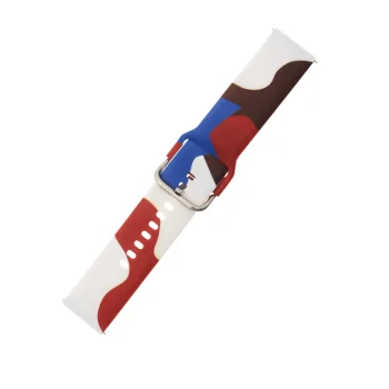 Camo Silicone Band for Samsung Galaxy Watch 45/46/47mm (Pattern 8)