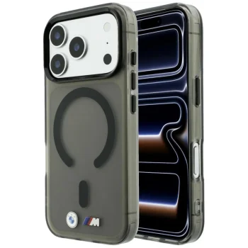 BMW M IML Frosted Metal Logo & Trims MagSafe Case for iPhone 18 Pro Max / 17 Pro Max - Black