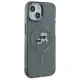 Karl Lagerfeld iPhone 15 Case HC MagSafe IML Metal KC Heads, Black