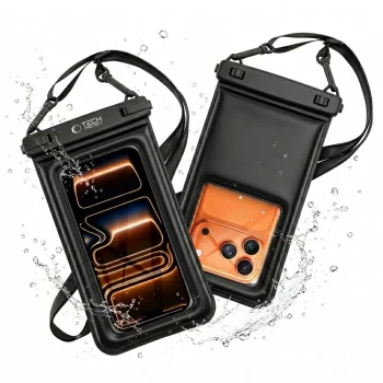 Tech-Protect UWC7 Waterproof Case for Smartphones up to 6.9", Black