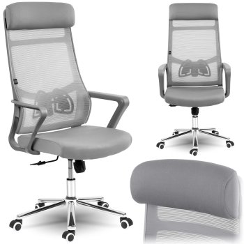 Sofotel Brema Ergonomic Mesh Office Chair, Grey
