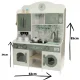 LULILO Saliko Kids Toy Wooden MDF Kitchen with Coffee Machine, 85cm