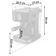 Berdsen BD-772 Espresso Machine with Milk Frother, 20 Bar, Black