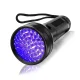 Wozinsky WLT-51L UV Flashlight for Trace Detection, 51 LEDs, IP65, Black