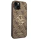 Guess 4G Big Metal Logo Case for iPhone 14/15/13 - Brown