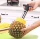 Pineapple Corer and Slicer, Silver/Black